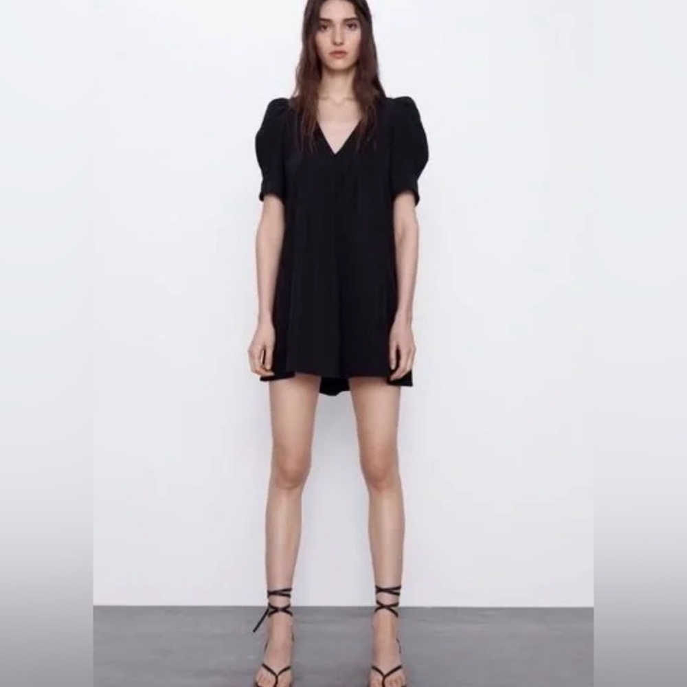 Zara Black Midi Dress